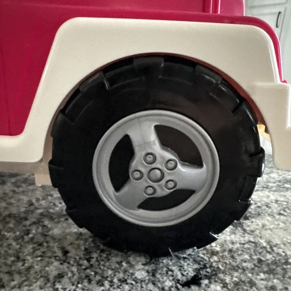 Our Generation OG Pink And White Jeep 4X4 Vehicle Fits American Girl 18
